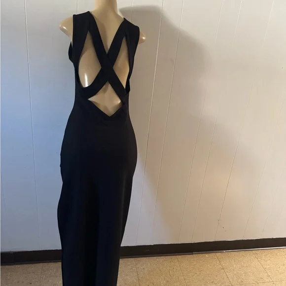 Open back slit maxi Dress size large - Picture 5 of 6